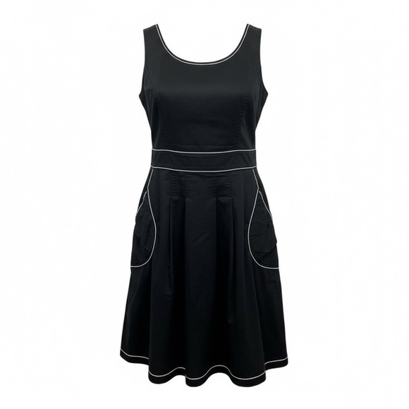 Love Moschino Dresses & Skirts - Love Moschino Women's Tea Length Dress Size‎ 8 Black Cotton